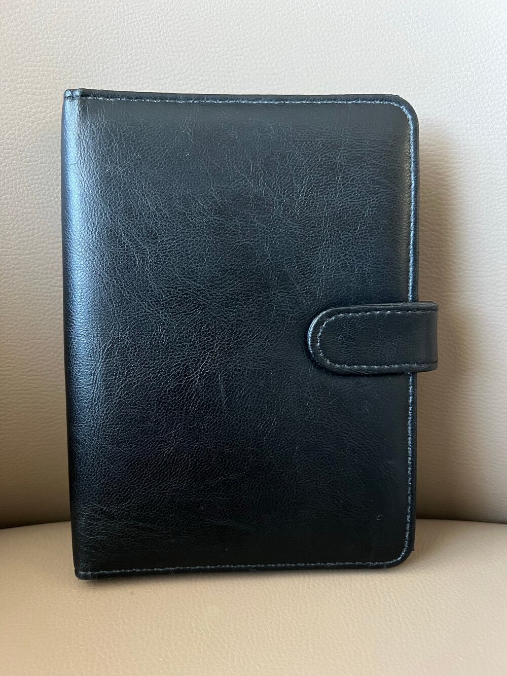VTG Daytimer Medium Personal Planner Agenda Journel Organizer 90's Faux Leather